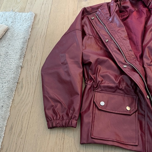 Red Leather Jacket - Picture 2 of 5